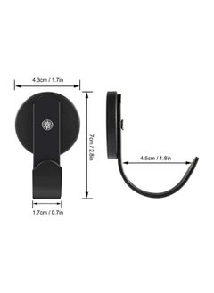 KASTWAVE 2 Pack No Punch Magnetic Hook Hook Wreath Hanger Hook for Metal Front Door Wreath Decoration  - Image 2