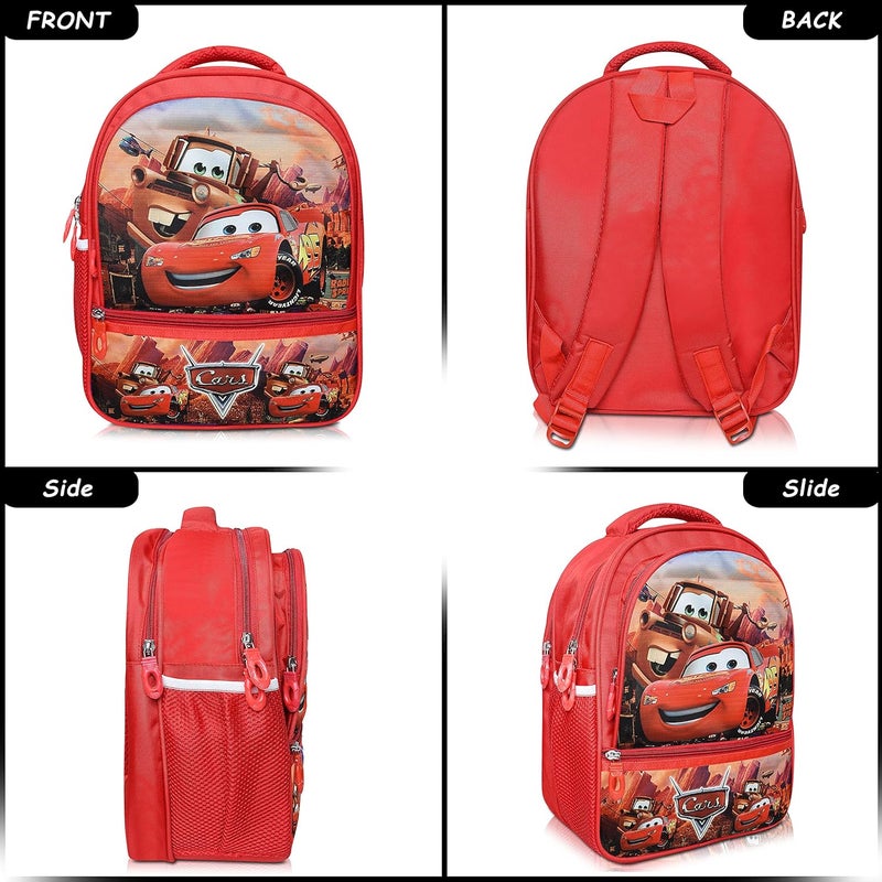 Stylbase Cartoon Printed School Bag for Boys and Girls | Waterproof Backpack Bag for Travelling Sports | Kids Bag Ideal for UKG Nursery 1st Class | School Bags for 5 7 Years 15 Inches Multicolor - Image 4