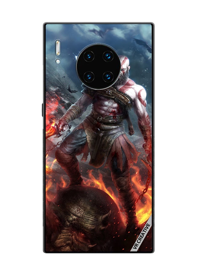 VR CREATIVE Protective Case Cover For Huawei Mate 30 Pro Kratos God Of War Game Design Multicolour - Image 1