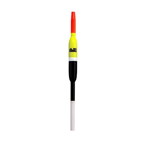 Thill Night 'N Day Glow Float Balsa Wood Fishing Bobber, Fishing Gear and Accessories, 3/8" Pencil, Slip Float - Image 1