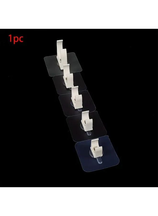 1 قطعة 32 مم مشبك أنابيب ذاتي اللصق خالٍ من الثقب حامل أنابيب ماء حوض السمك مشبك موصل - Image 5