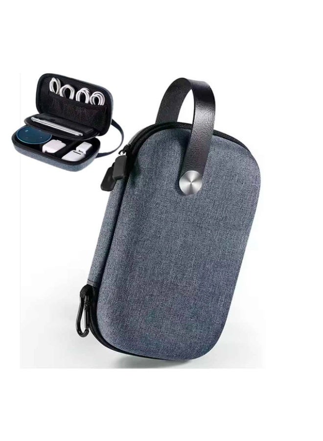 JUMEI Waterproof Electronic Organizer Case, Portable Travel Cable Storage Bag with Compartments for Charger, Earphones, Power Bank & Accessories - Image 1