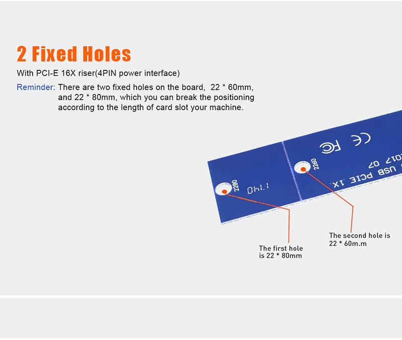 Piplus بي بلس® (®) محول بطاقة رiser PCI-E Express M.2 إلى USB 3.0 لنقل البيانات لعمالة تعدين BTC - Image 4