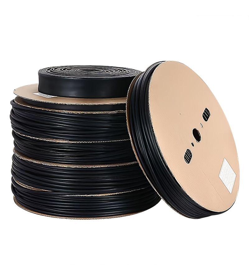 2 1 Black Heat Shrink Tubing Durable PE Material 5mm Diameter 78 74inch Length for Wire Cable Protection Electrical Wiring Management Electricians DIY - Image 1