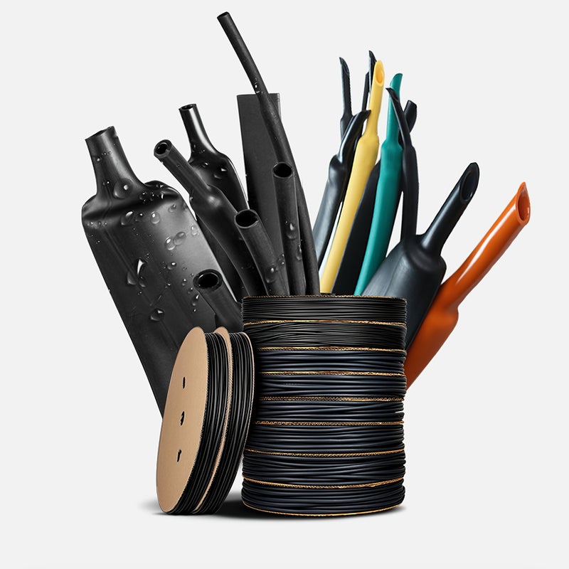 2 1 Black Heat Shrink Tubing Durable PE Material 5mm Diameter 78 74inch Length for Wire Cable Protection Electrical Wiring Management Electricians DIY - Image 3