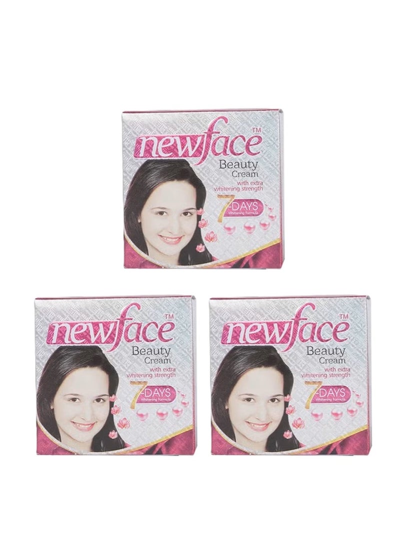 New Face Whitening Cream With Extra Strength 7 Days Formula Night Cream - Pack of 3 - Image 1