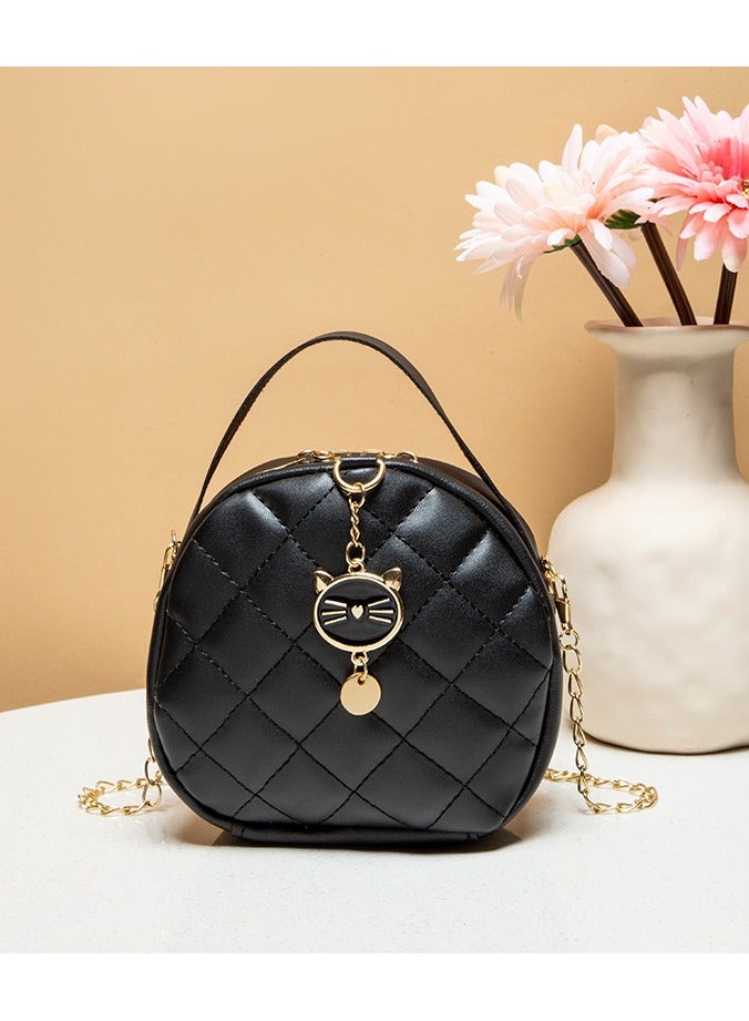 KUYING New Casual Diamond Grid Handbag 