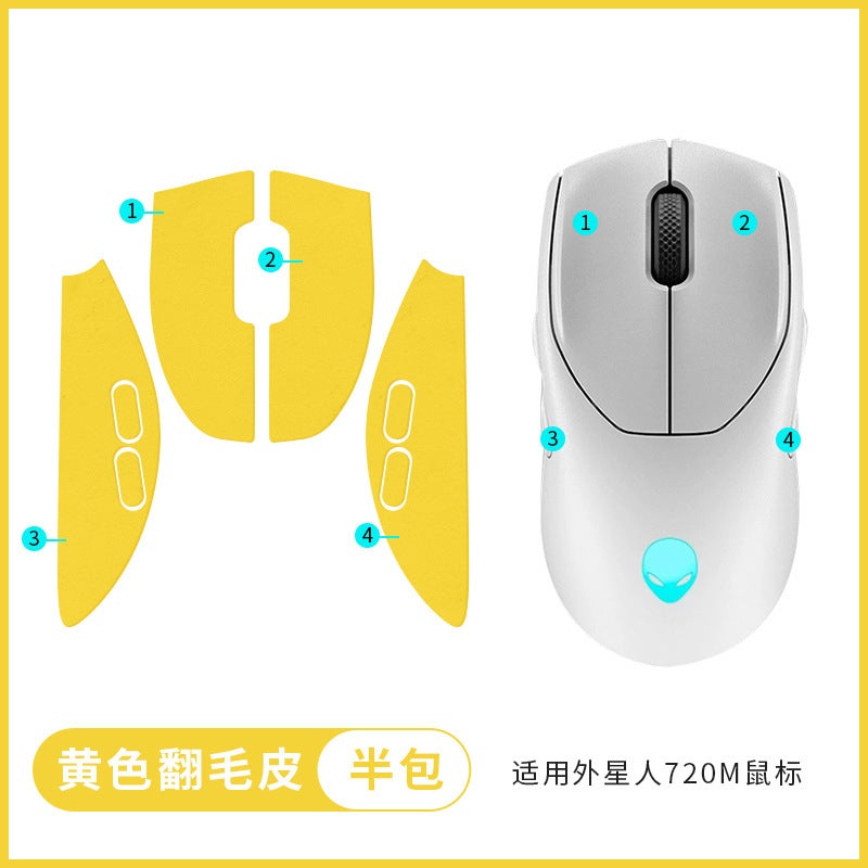 Applicable Alien Aw720 M Mouse Anti-Slip Stickers Sweat-Absorbent Anti-Sweat Stickers Non-Slip Stickers 720 Anti-Sweat Protective Film - Image 1