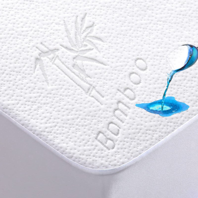 Warmstar Waterproof Mattress Protector King Size Viscose from Bamboo Mattress Cover 3D Air Fabric Breathable Ultra Soft Noiseless Mattress Pad Cover Washable Fitted 821 Deep Pocket