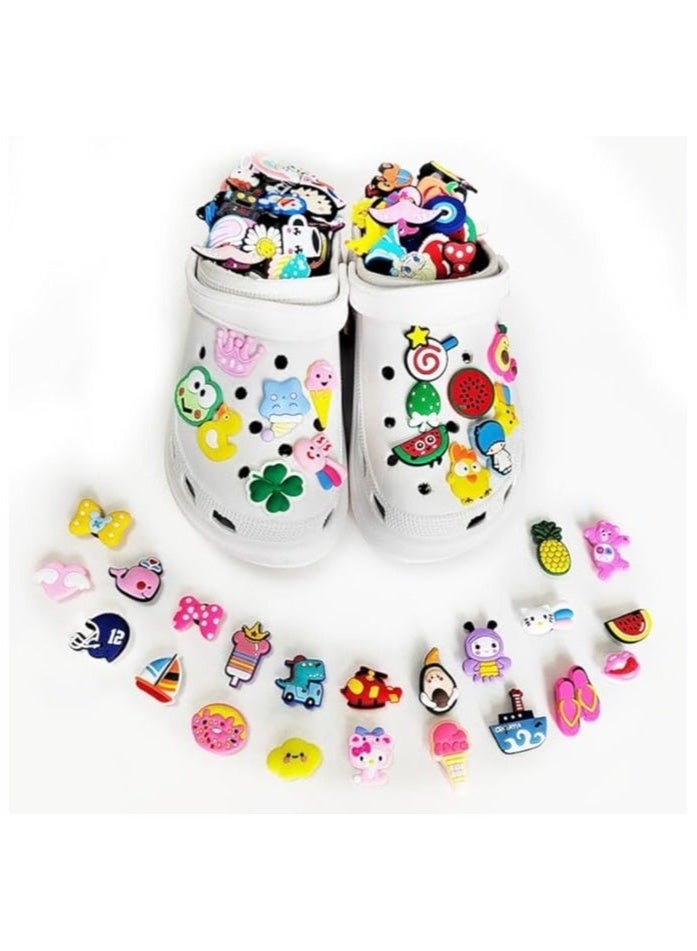 كِينْسُون 100 قطعة من الأحذية المختلفة كلمة سحر الديكور ، طفل حذاء زخرفة مراهق بالغ , فتى بنت حذاء زخرفة , عيد ميلاد هبة - Image 3
