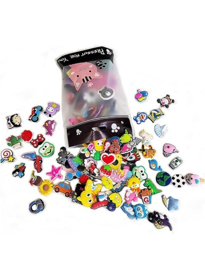 كِينْسُون 100 قطعة من الأحذية المختلفة كلمة سحر الديكور ، طفل حذاء زخرفة مراهق بالغ , فتى بنت حذاء زخرفة , عيد ميلاد هبة - Image 2