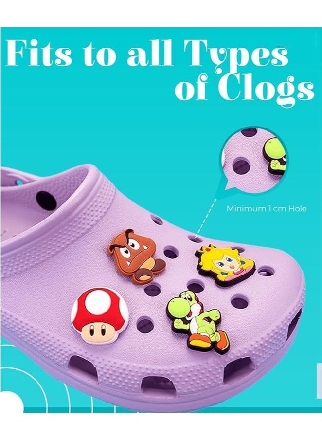 كِينْسُون 100 قطعة من الأحذية المختلفة كلمة سحر الديكور ، طفل حذاء زخرفة مراهق بالغ , فتى بنت حذاء زخرفة , عيد ميلاد هبة - Image 4