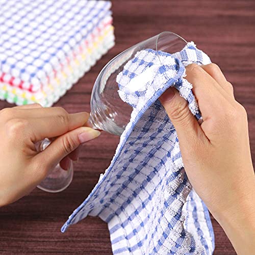 AYUS Dish Cloths for Kitchen Washing Dishes, Super Absorbent Dish Rags, Cotton Terry Cleaning Cloths 13x13 Inches (Terry Dish Cloth, Pack of 6) - Image 5