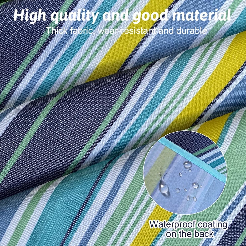 Lavish Waterproof Foldable Outdoor Picnic Mat – Large Size, With Stripes – Sandproof, Tear-Resistant, Beach Blanket, Portable Camping Mat for 4-6 People, Family, Travel, Festivals, Home Use Assorted - Image 3