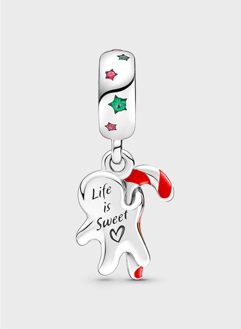 PANDORA Gingerbread Man Dangle Charm