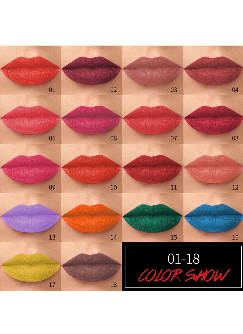 Vibely Vibely Velvet Matte Lipstick: Rich, Bold Color with a Soft Matte Finish Waterproof, Long-Lasting & Flawless Velvet Lips, One Size 24#  - Image 3