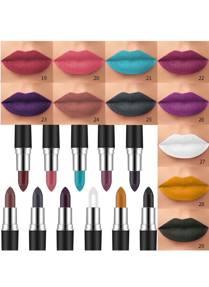 Vibely Vibely Velvet Matte Lipstick: Rich, Bold Color with a Soft Matte Finish Waterproof, Long-Lasting & Flawless Velvet Lips, One Size 24#  - Image 4