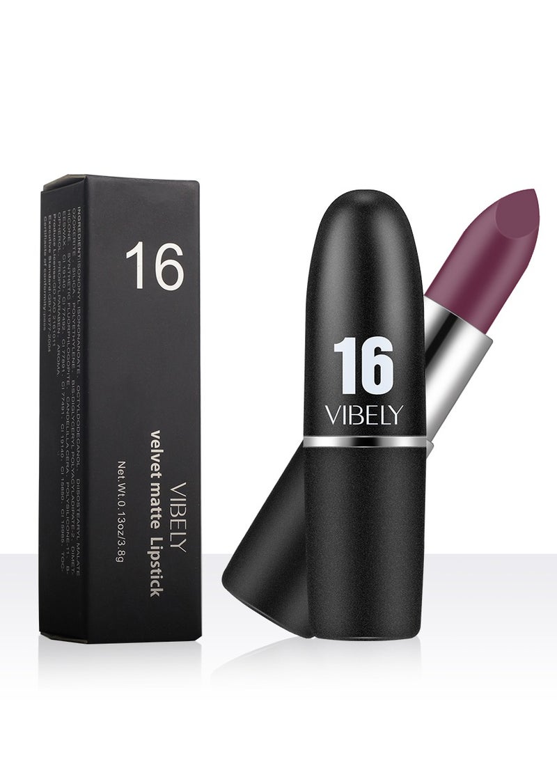 Vibely Vibely Velvet Matte Lipstick: Rich, Bold Color with a Soft Matte Finish Waterproof, Long-Lasting & Flawless Velvet Lips, One Size 24#  - Image 5