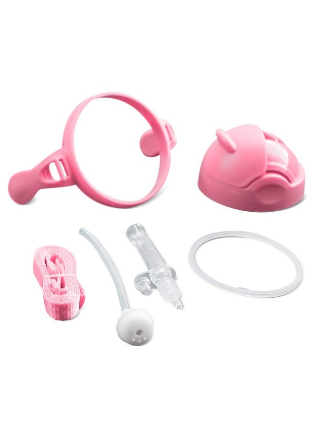 ANPEI 3-in-1 Weighted Straw Sippy Cup Conversion Kit for Comotomo Bottles | Versatile, Leak-Proof - Easy-to-Use Solution for Babies and Toddlers | Compatible with 5oz & 8oz Bottle (Pink) - Image 4