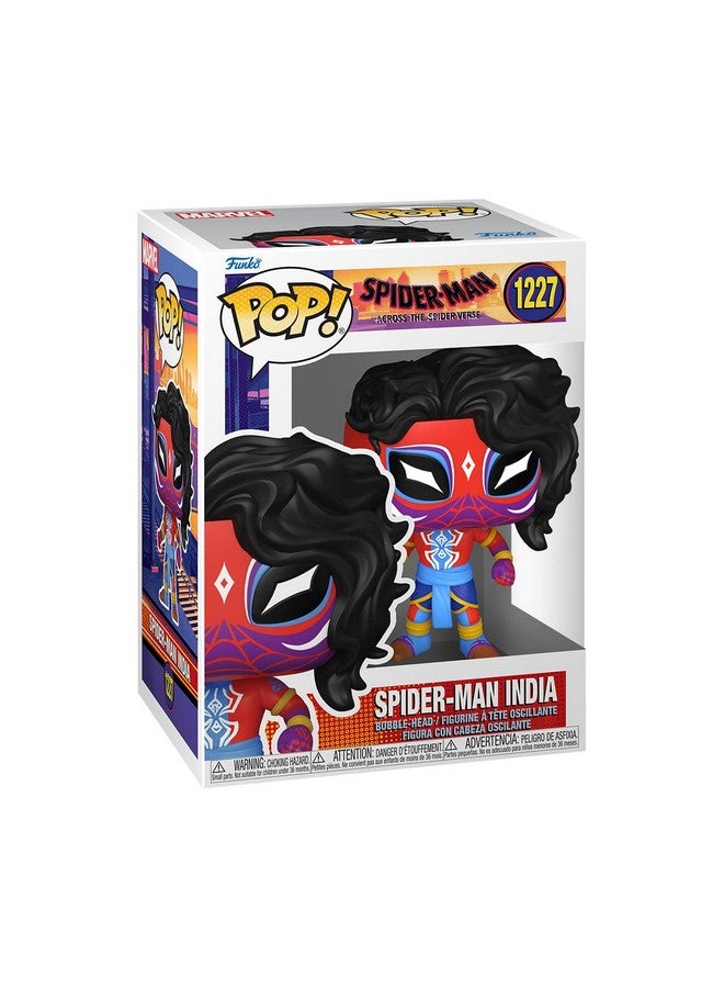 Funko فانكو بوب! فينيل: سبايدر مان: عبر عالم العنكبوت - سبايدر مان الهند - بافيتر برابهاكار - سبايدر مان - تمثال فينيل قابل للجمع - فكرة هدية - منتجات رسمية - للأطفال والبالغين - Image 3