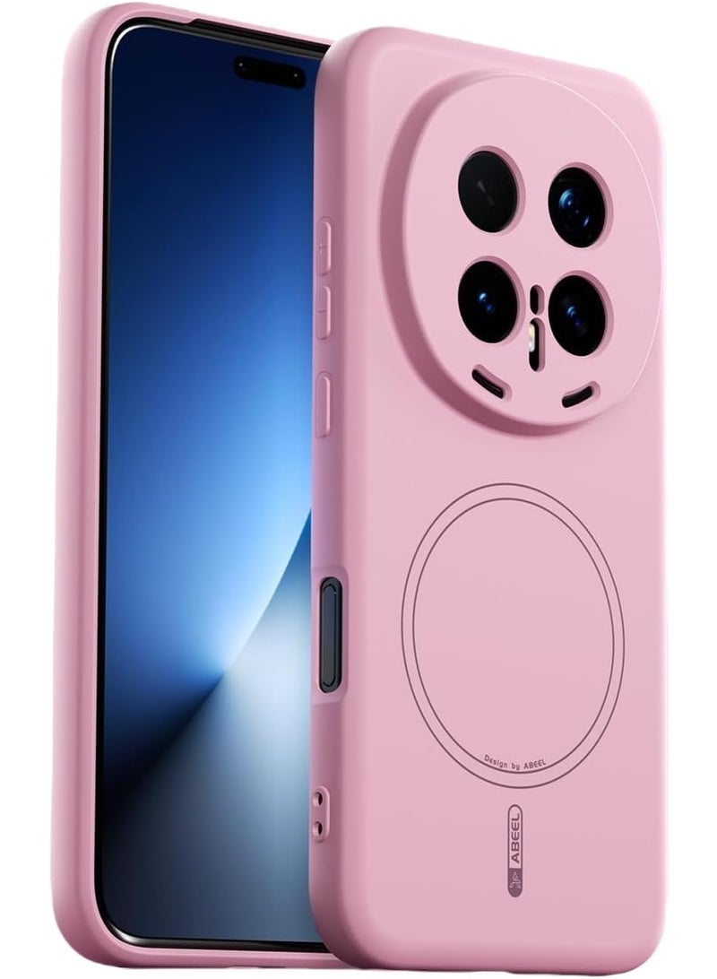 عام غطاء متوافق مع هونور ماجيك 8 برو 5G، [متوافق مع ماج سيف]، سيليكون سائل رفيع ناعم، حماية كاملة للكاميرا، غطاء بسيط بلون موحد. - Image 1