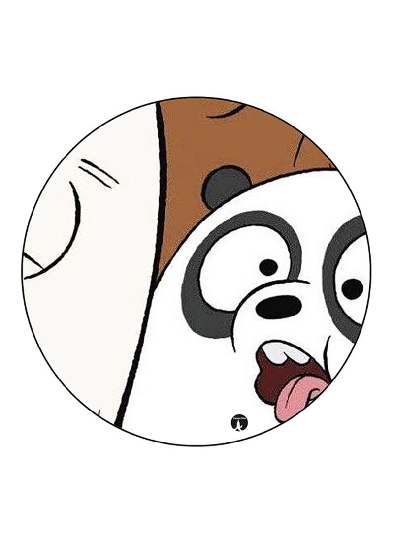 We Bare Bears Printed Mouse Pad Multicolour