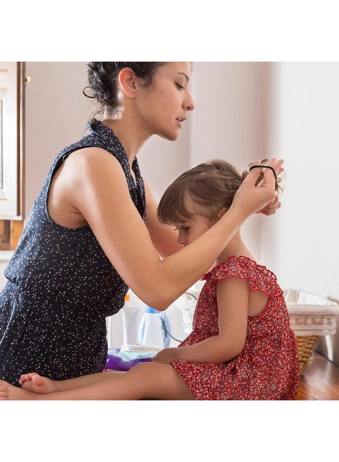 SUN Ring SUNRING Women & Girls Elastic Rubber band, Hair Band Rope Tiny Ponytail Holder 100pcs (Pack of 200, Dark shade) - Image 3