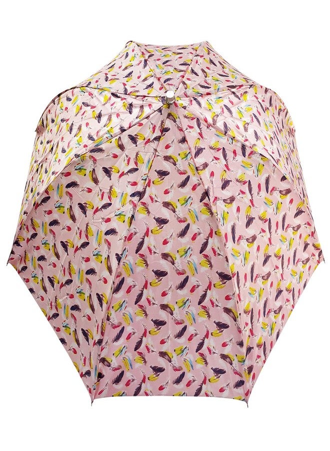 RAINPOPSON Umbrella for Women & Men | 2 fold Umbrella Combo Offer Set of 2(Pink & Blue Printed) - Image 3