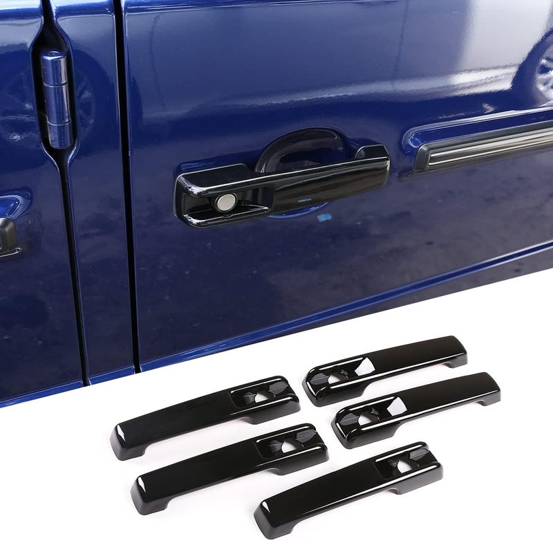 YUECHI Glossy Black Door Handle Cover Trim for Mercedes Benz G Class - Image 2