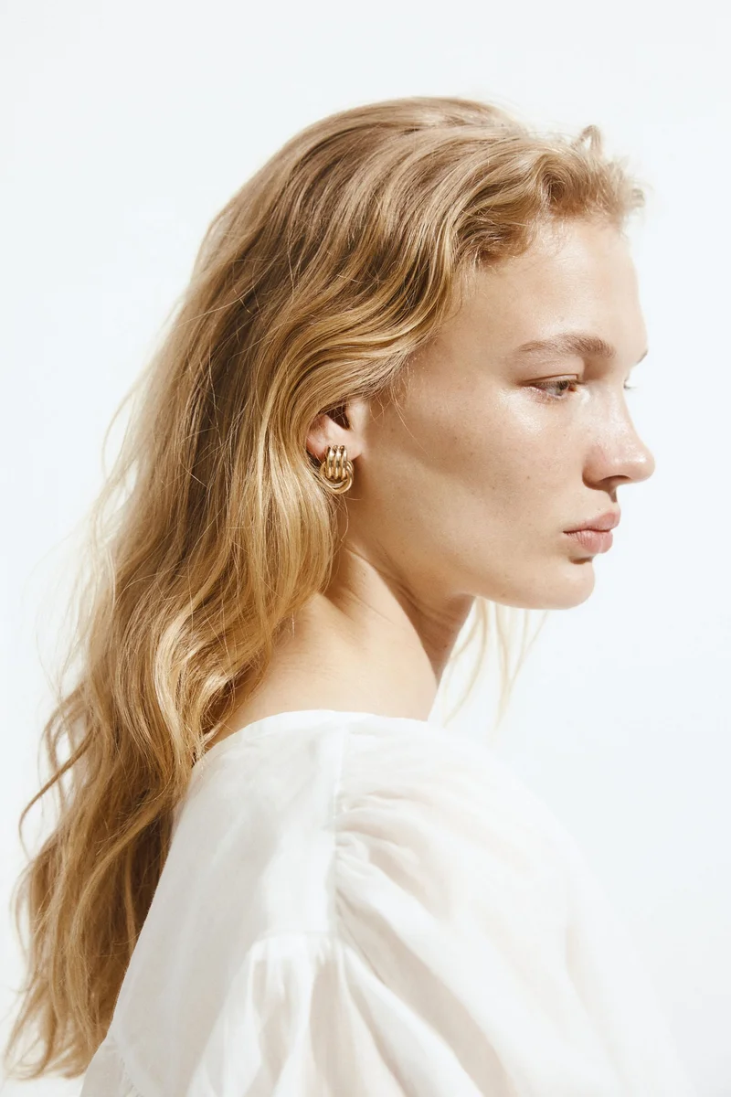 H&M Fluted earrings