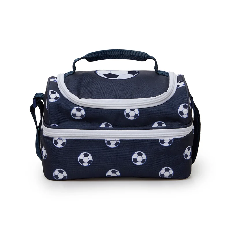 Little IA Football Insulated Double-Decker Lunch Bag