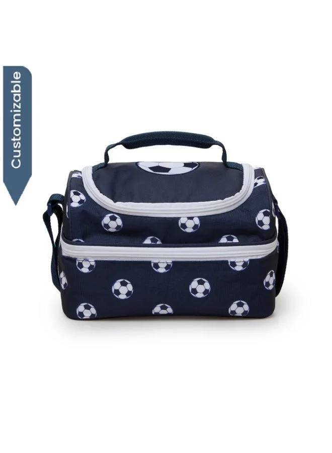 Little IA Football Insulated Double-Decker Lunch Bag