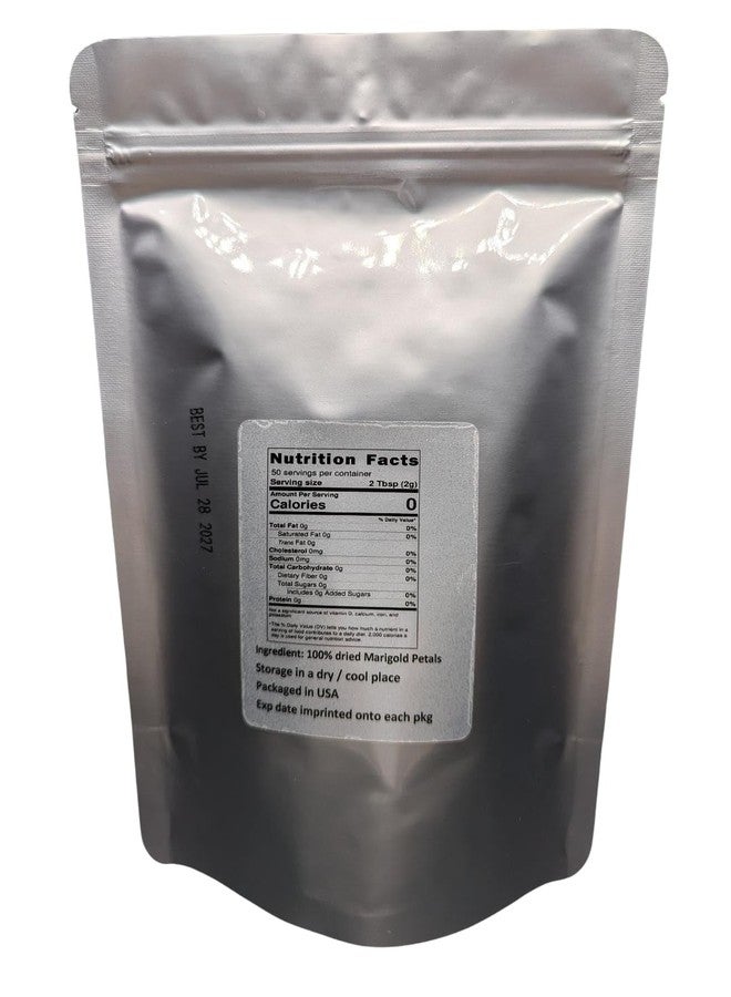 Nature Tea Marigold Petals - Loose Calendula officinalis Petals 100% from Nature (8 oz) - Image 3