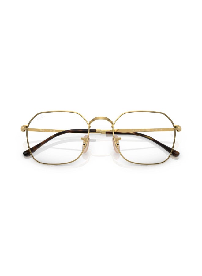 Ray-Ban Unisex Unisex Hexagon Shape Plastic Eyeglass Frames 2500 - Lens Size: 53 Mm - Arista - Image 5