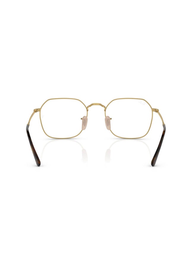 Ray-Ban Unisex Unisex Hexagon Shape Plastic Eyeglass Frames 2500 - Lens Size: 53 Mm - Arista - Image 4