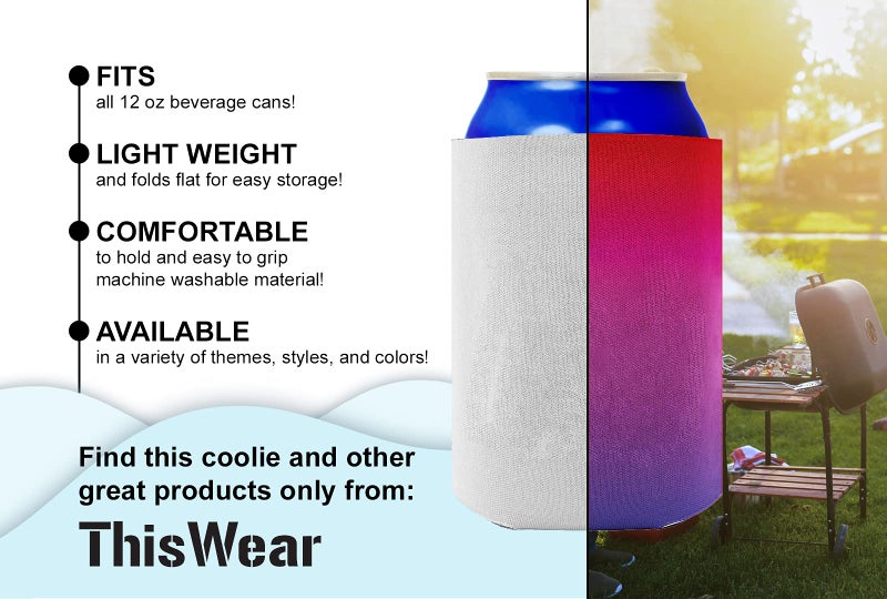 ThisWear Funny Retirement Gifts for Men Oh Look It's I Don't Give a Damn O'Clock Retirement Gifts for Coworker Gag Gifts Retired Coworker 2 Pack Can Coolie Drink Coolers Coolies Black - Image 2