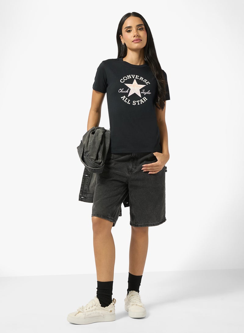 كونفرس تيشيرت بحشوة رقعة تشاك - Image 4