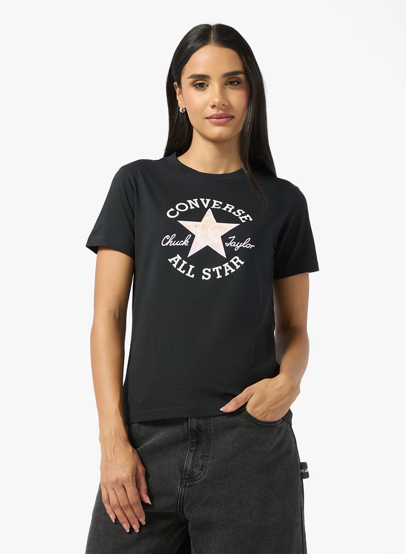 كونفرس تيشيرت بحشوة رقعة تشاك - Image 1