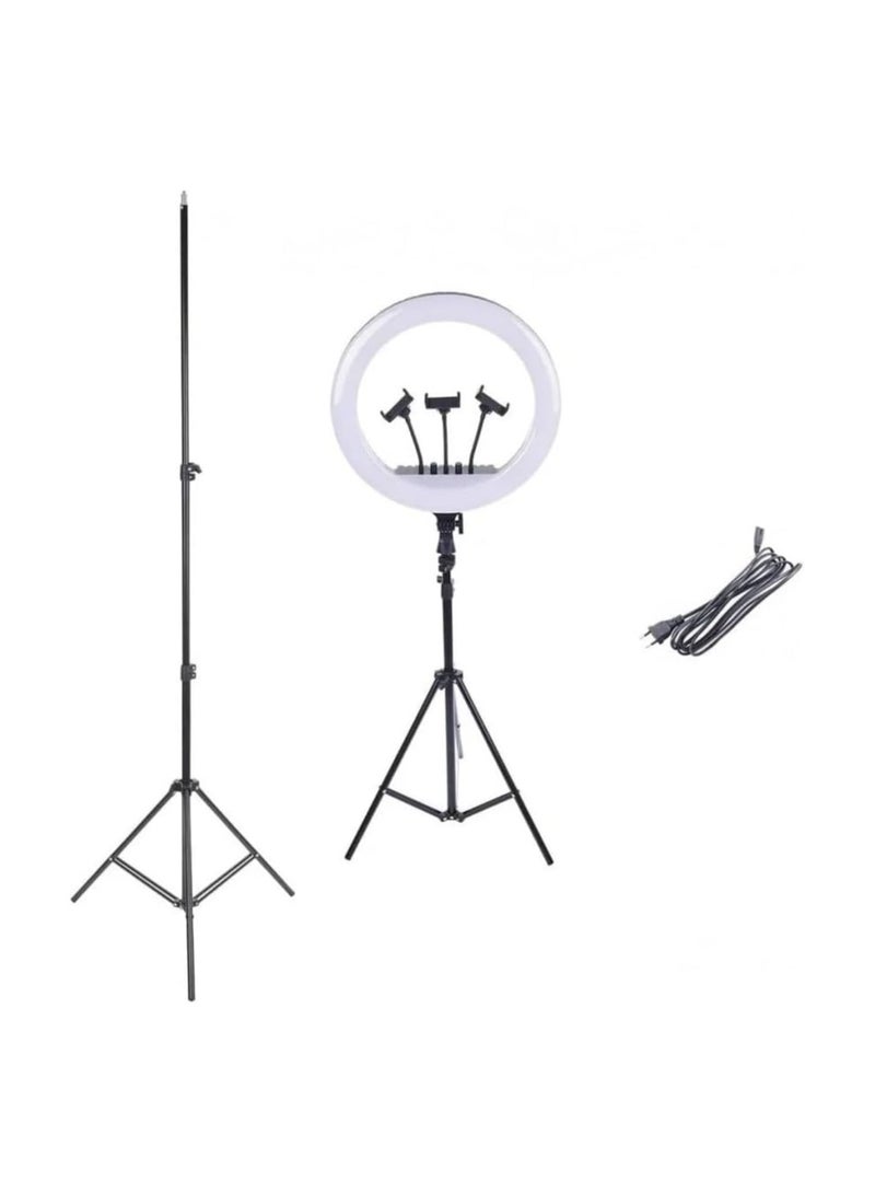 LED Ring Light MF-22 – Soft Light, Eye-Safe, 360° Rotation – Ideal for Live Streaming & Content Creation - Image 2