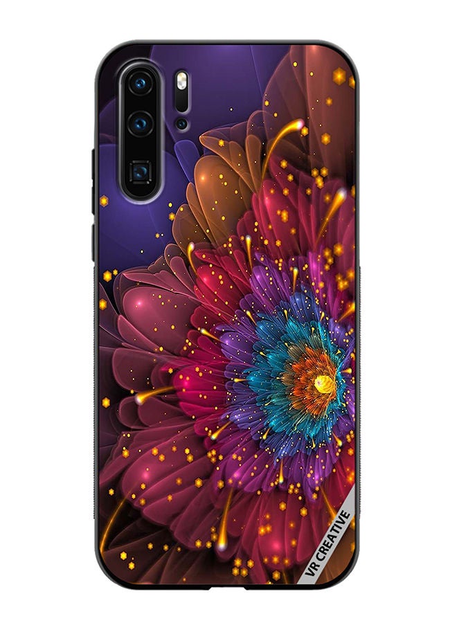 VR CREATIVE Protective Case Cover For Huawei P30 Pro Flower Design Multicolour - Image 1
