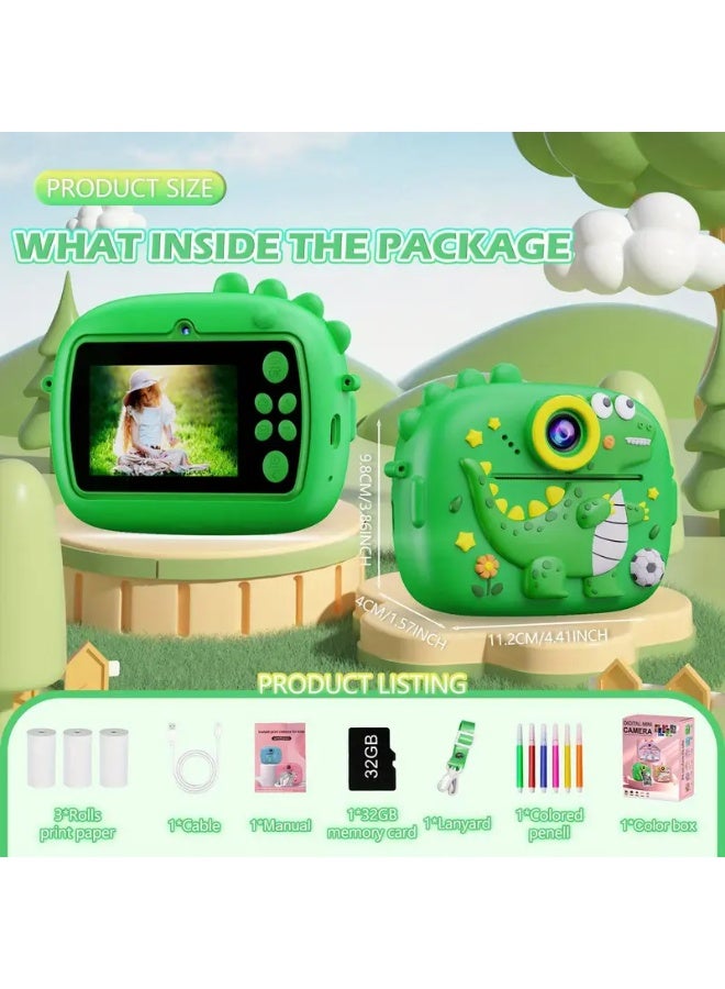 Generic Instant Print Camera, 1080P HD Dual-Lens - Image 5