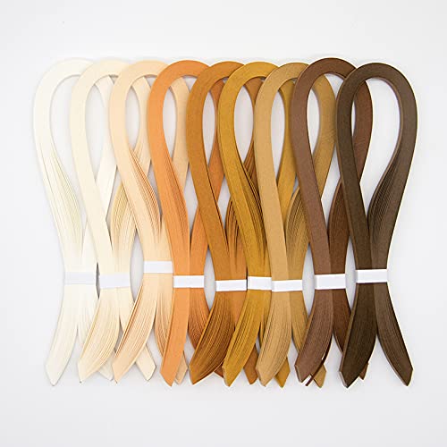 ODETOJOY White Quilling Paper Strips 10mm for Crafts Paper Quilling Strip 3/8inch-120pcs, 52cm (10mm) - Image 3