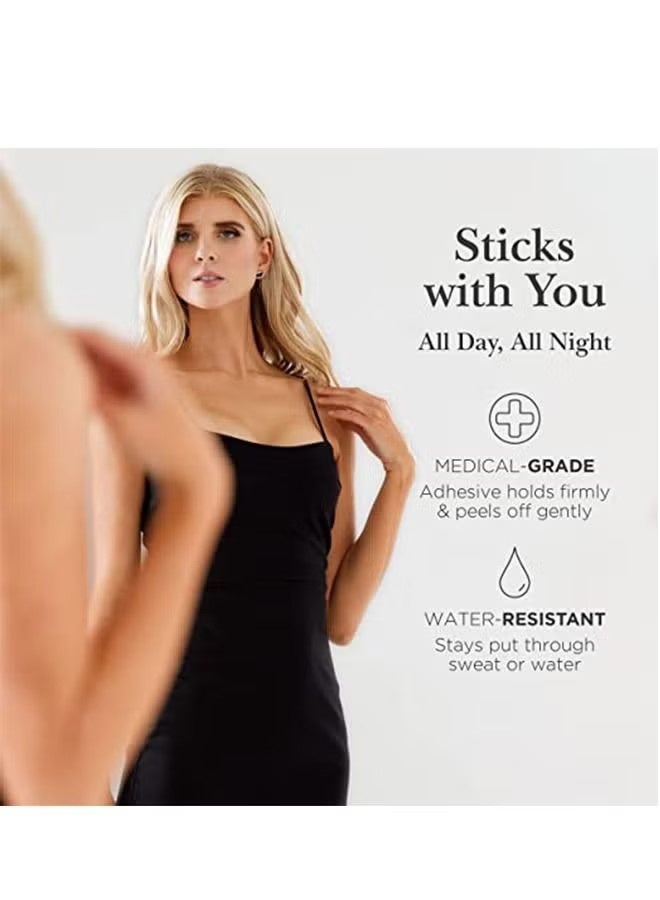 واي جيه زوجان من أغطية الحلمات، أغطية حلمات سيليكون لاصقة، أغطية حلمات قابلة لإعادة الاستخدام للنساء - Image 5