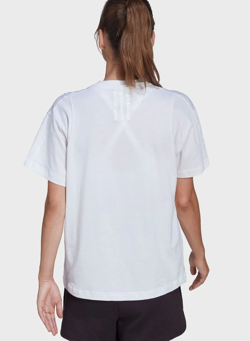 Adidas Adidas X Karlie Kloss Crop T-Shirt