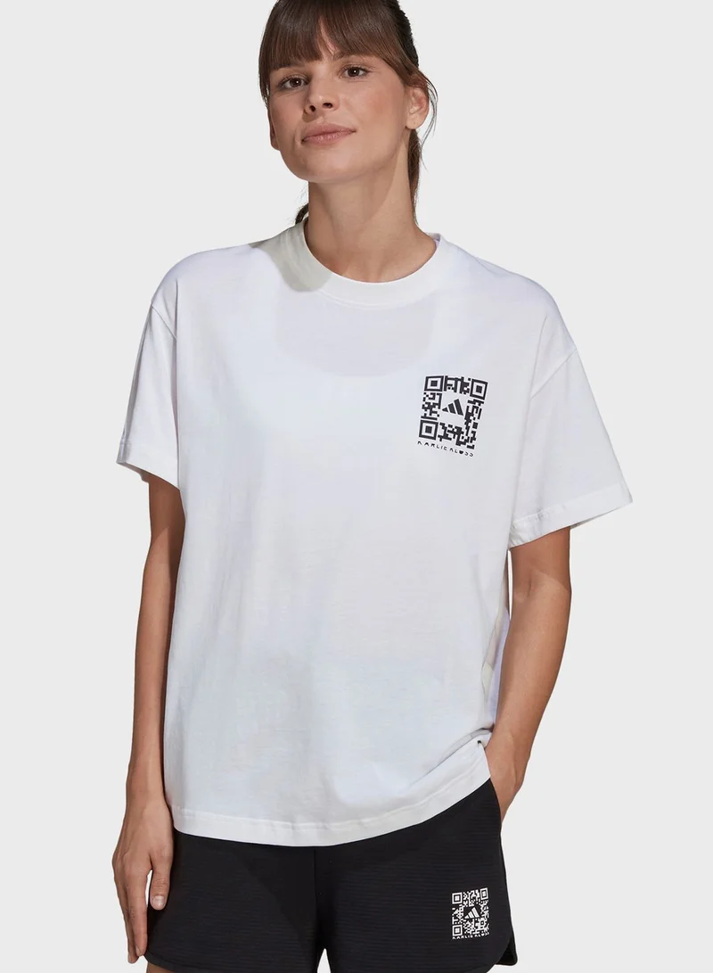 Adidas Adidas X Karlie Kloss Crop T-Shirt