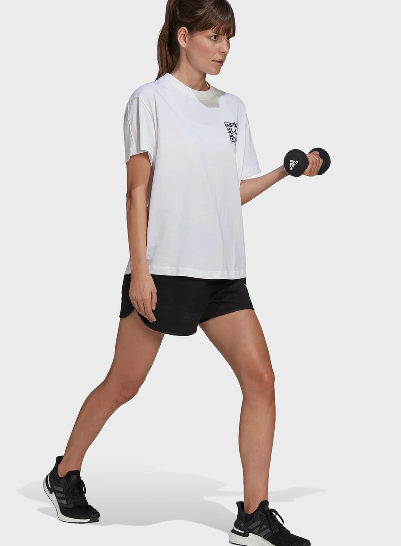 Adidas Adidas X Karlie Kloss Crop T-Shirt