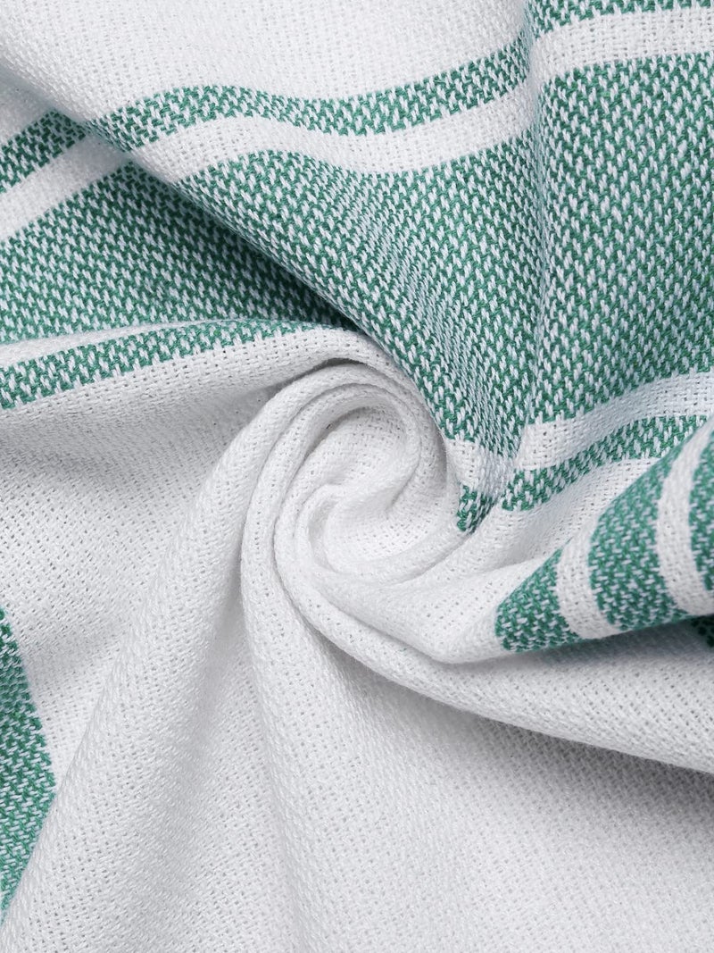 Arrabi Multi Stripes Handwoven Cotton Hand Towel (Set of 8) | ARHT-1014-15-16-17-x8 - Image 5