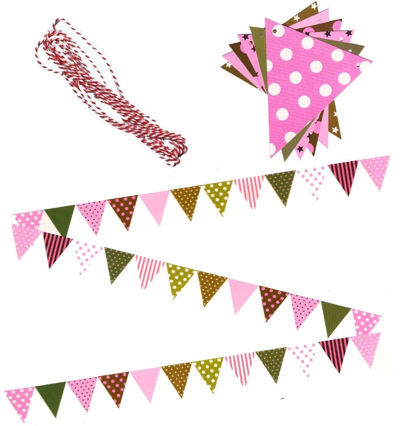 AMFIN® Party Flags Banner for Birthday Decoration (Star) - Image 1