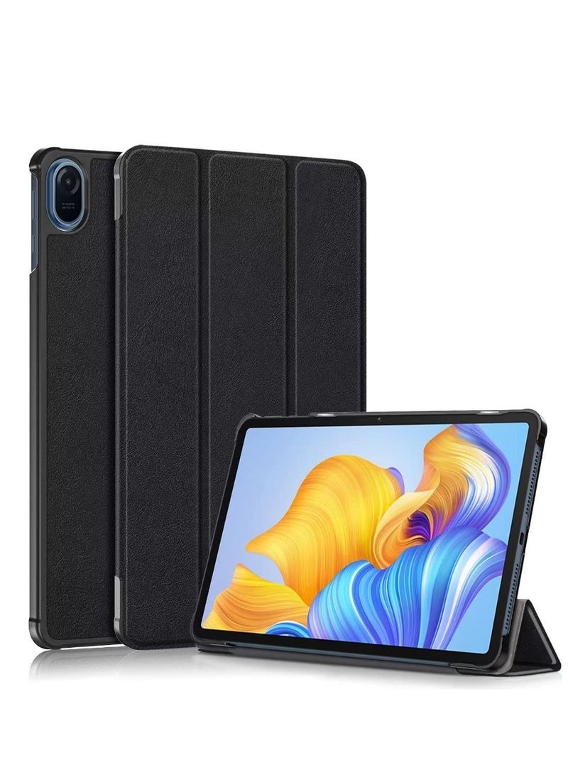 Case For Honor Pad 8 Multi-Viewing Angles All New PU Leather Smart Cover with Auto Sleep Wake Feature Slim Flip Shell Case for Honor Pad 8 12 inch 2022 (Black) - Image 1