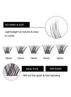 Cluster Lashes 72 Individual Lashes Clusters Eyelash Extensions False Eyelashes Diy Wispy Fluffy Lash Extension Kit Reusable False Eyelashes Natural Look Mix 1016Mm C D Curldm01 - pzsku/ZDCCCD85241EB5E4094D0Z/45/_/1695644044/d3a69b53-9e63-4aca-9b92-4fbd402c1e88